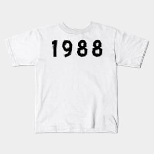 1988 year | simple black Kids T-Shirt